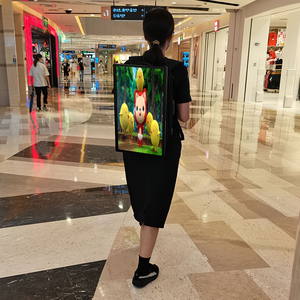 JCVISION Digital 21.5 Inch Smart Backpack Billboard DIY Fashion Advertising Player With <strong>LCD</strong> <strong>Programmable</strong> Screen Walking Backpack - Product Image 3