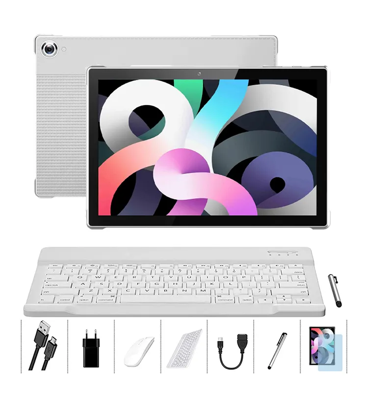 Produsen 2GB 32GB WIFI Android 10.0 Cina Harga Pc Sangat Murah Di Tablet India Tablet dengan Keyboard