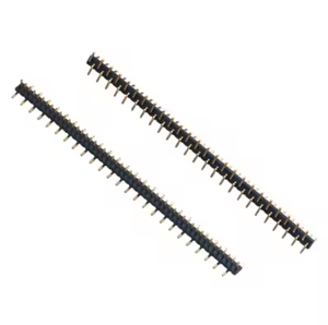 <strong>1</strong>.<strong>27mm</strong> pitch pin <strong>header</strong> <strong>1</strong>-50pin SMT Type Single Row socket PCB straight/right male power pin <strong>header</strong> connector - Product Image 1