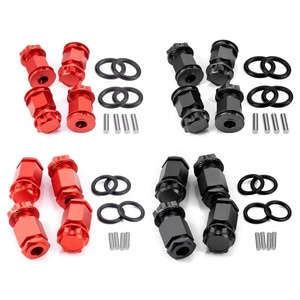 4pcs 50mm Alu Hợp Kim Bánh Xe mở rộng Combiner <span class=keywords><strong>coupler</strong></span> adapter cho L 1/5 dbxl 2.0 4WD khí Buggy RC Xe Tải nâng cấp các bộ phận - Product Image 1