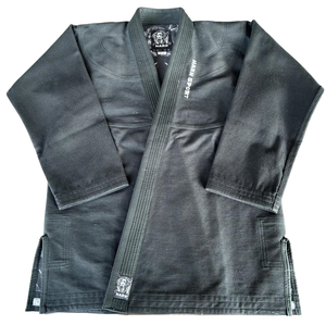Tùy Chỉnh 450gsm 100% Cotton Màu Đen Kimono Phong Cách Bjj MMA Đồng Phục Cho Võ Thuật Và Jiu Jitsu - Product Image 2