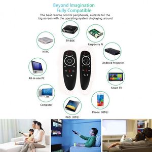 En ucuz G10 arkadan aydınlatmalı hava fare 2.4G kablosuz klavye fare ile Gg asistan ses için Android TV kutusu G10 uzaktan kumanda - Product Image 6