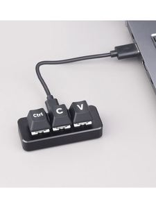 Teclado Waveshare para copiar y pegar teclas personalizables programador juego de sonido de oficina Teclado mecánico de una tecla USB - Product Image 1