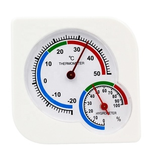 Igrometro temperatura quadrata Tester di umidità metro-30C-50C strumento di misura termometro digitale con due puntatori per uso domestico - Product Image 1