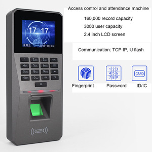 ZK F18 TCP IP Biometrischer Finger abdruck RFID-Zugangskontroll-Tastatur system Elektronisches USB-Zeit schalt gerät Zeiter fassung gerät - Product Image 2