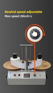 Bsc R350 Reel to Reel Label Counter Rewinder Machine With Meter Counter <strong>Roll</strong> to <strong>Roll</strong> Label Rewinder Label Rewinder - Product Image 5