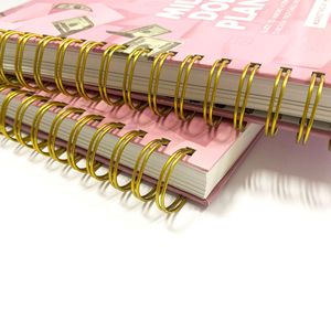 New Design Spiral <strong>Notebook</strong> 12 Month <strong>Index</strong> Tab Undated Weekly Monthly Planner Diary for 2023 - Product Image 4