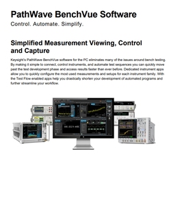 Software de control y automatización KEYSIGHT Benchvue, software de osciloscopio universal - Product Image 3