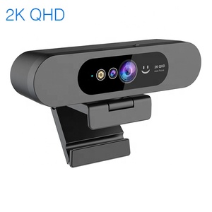QHD 2K Windows Hello Webcam Micrófono incorporado Enfoque automático Cámara web Cámara de conferencia para PC Computadora portátil Videoconferencia - Product Image 1
