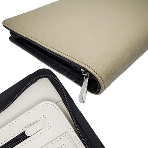 6 Vòng Họp Da Chương Trình Nghị Sự Zip Tập Tin Thư Mục Văn Phòng Tùy Chỉnh Da Tài Liệu Tập Tin Chủ A5 Padfolio Danh Mục Đầu Tư - Product Image 2