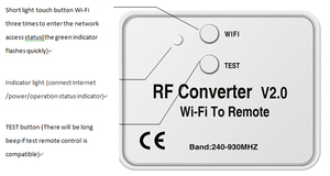 Uzun menzilli teksir otomatik kapılar RF uzaktan kumanda dönüştürmek Wifi - Product Image 5