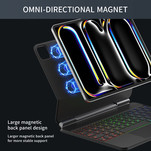 <strong>Keyboard</strong> Case for iPad Air 11-inch (2024 M2) &amp; iPad Pro 11 Inch (4th/3rd/2nd/1st Gen)Auto-Connect Design &amp; No Charging Required - Product Image 5