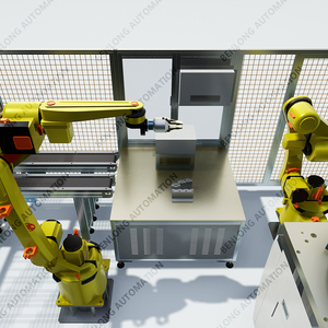 Fully Automatic Vertical Injection Molding <strong>Machine</strong> Pole <strong>Loading</strong> and <strong>Unloading</strong> Solution - Product Image 6