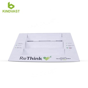 Custom Retail Cardboard <strong>Counter</strong> Top <strong>Display</strong> Stands 3 <strong>Step</strong> <strong>Counter</strong> <strong>Display</strong> Rack - Product Image 2