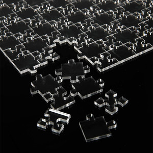 108 pcs rõ ràng Acrylic thân thiện với môi hình dạng phim hoạt hình ghép hình câu đố thiết lập thách thức khó khăn nhất Trò chơi câu đố cho trẻ em Đồ chơi quảng cáo - Product Image 1