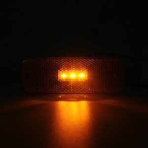 10-30V 4*1.5 inç Amber dikdörtgen LED park lambası yeni araba işık Side Marker kamyonlar için reflektör işık römorklar otobüs arabalar - Product Image 5