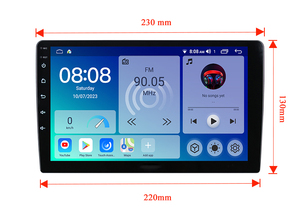 2 + 64GB主机9 10英寸安卓12收音机MP5调频BT Carplay安卓多媒体DVD播放器Mirrorlink车载监视器无线全球定位系统 - Product Image 6