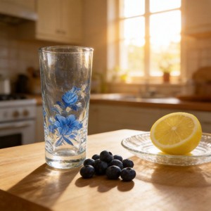 Ly trà thủy tinh trong suốt kiểu dáng đẹp - Product Image 4