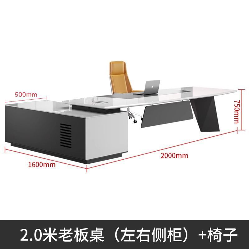 Bureau et chaise de direction de 2,0 mètres