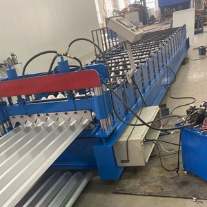 YX35-75-750 Stehende Nahtplatte Rolle Metall-Dachwandmaschine Wandverkleidungsmaschine