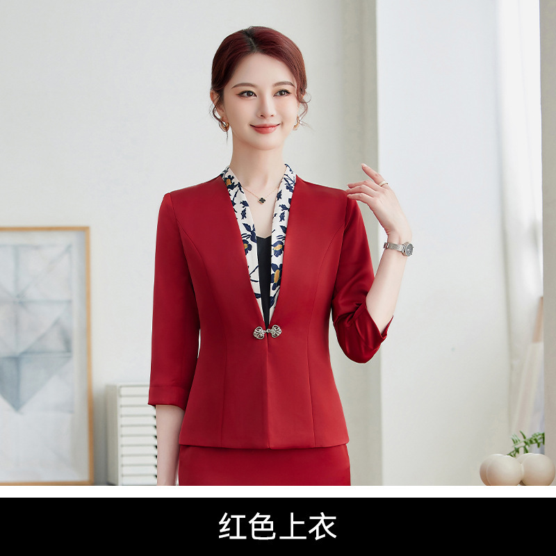 red suit