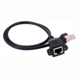 RJ45 maschio a femmina LAN Ethernet Network Cat6 Cat5e <span class=keywords><strong>Cat5</strong></span> cavo per montaggio a pannello cavo prolunga prolunga RJ45