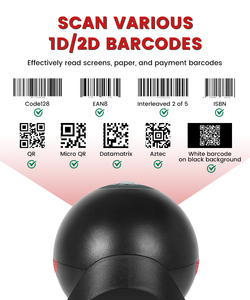 Desktop Supermarket 2D Barcode Scanner Stationery <strong>QR</strong> <strong>Code</strong> Reader CMOS <strong>Image</strong> Fast <strong>Scan</strong> - Product Image 3