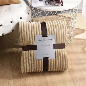 Bán Buôn Ném Chăn Mùa Đông Flannel Lông Cừu Chăn Rắn Mềm Ấm Cúng Chăn Cho Giường - Product Image 4