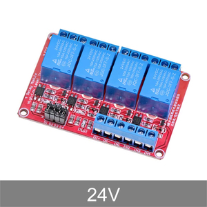 4-Kanal 5V 12V 24V Relais modul platinen abschirmung mit Optokoppler unterstützung Hoch-und Niedrig pegel auslöser für Arduino - Product Image 4