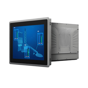 Completamente chiuso a doppia rete di controllo industriale incorporato pannello PC con doppia porta seriale tutti gli accessori in alluminio in magazzino - Product Image 1