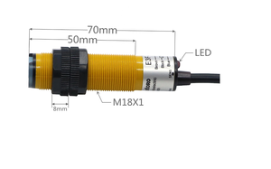 E3F-DS30C2 e3f Cylindrical <strong>diffuse</strong> type <strong>Infrared</strong> photoelectric switch <strong>sensor</strong> - Product Image 3