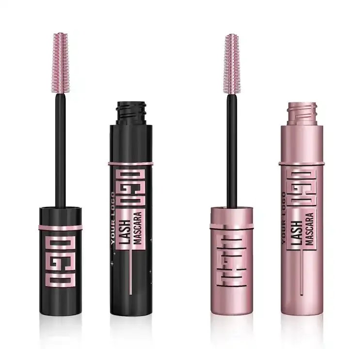 All'ingrosso personalizzato Korea Low Moq Extension ciglia ciglia senza olio di lunga durata 3D in fibra Cruelty Free Mascara Vegan