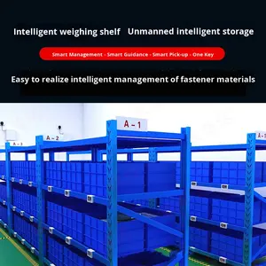 نظام رفوف معدني متعدد الطبقات من أولودا مع تقنية RFID لإدارة المخزون الرقمي في المستودعات بدون عمال ضمن حلول إنترنت الأشياء - Product Image 3