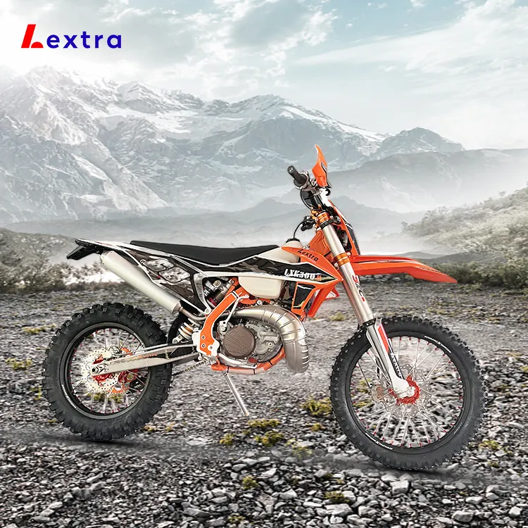 Lextra Hot Saling 2-stroke Engine Moto Cross KTM Style Motocross Motorcycle Enduro Off road 2 stroke 300cc Dirt Bike