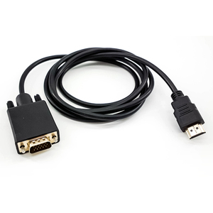 Senye-Cable macho a macho HDMI a VGA, convertidor de ordenador, adaptador de Cable compatible con entrada de vídeo HD-VGA a salida HDMI