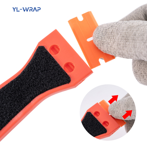 优质塑料剃须刀刮刀带垫手柄玻璃除污刮刀工具 - Product Image 4