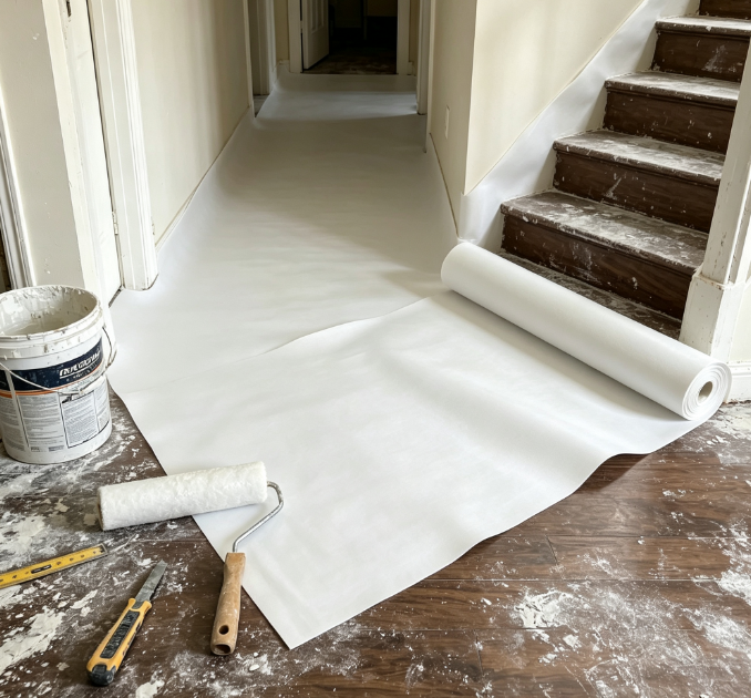 Feutre de protection blanc