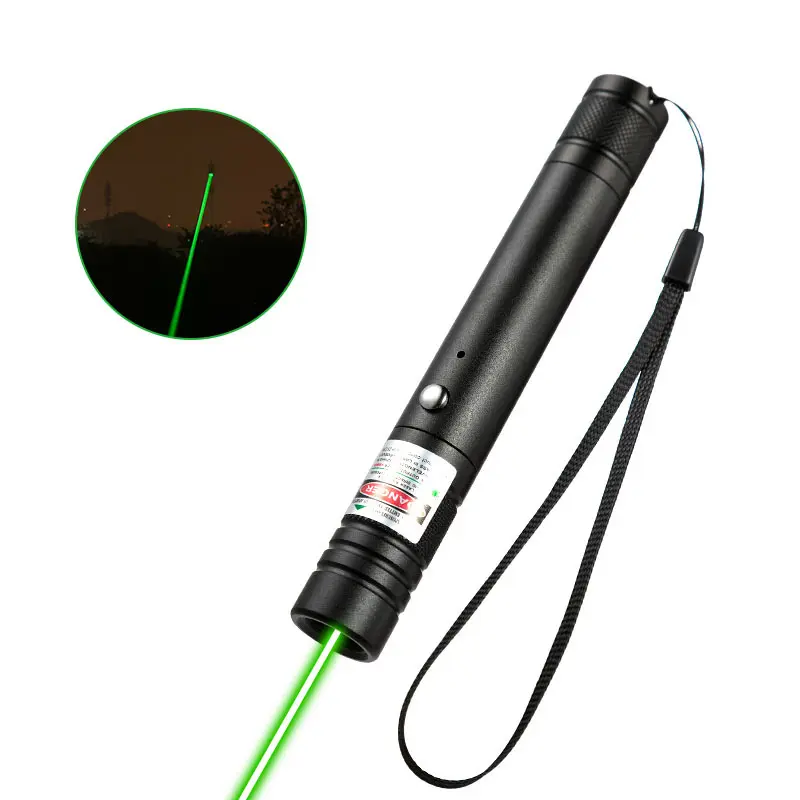 Lampes de poche tactiques haute puissance stylo lumière longue portée réglable mise au point USB rechargeable torche led verte pointeur laser