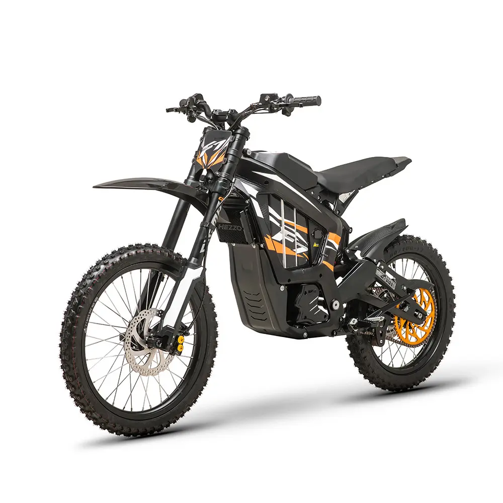 الأكثر مبيعًا للكبار طاقة عالية التضاريس الكاملة w الطرق الوعرة القذرة Ebike 72v بطارية دراجة نارية كهربائية