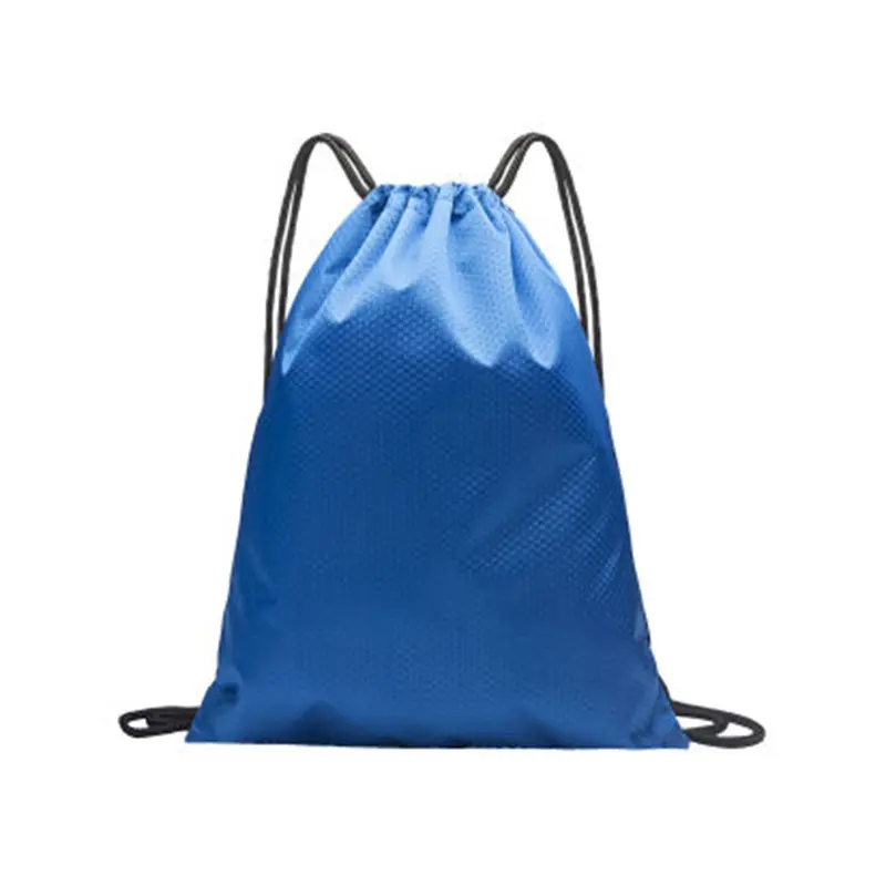 outdoor waterproof polyester printed logo sports backpack custom design oxford fabric drawstring bag