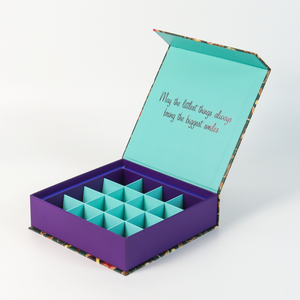 กล่องของขวัญช็อกโกแลตพร้อมถาดแบ่งช่องสำหรับใส่ขนมหวานในบ้านโรงแรม - Product Image 3