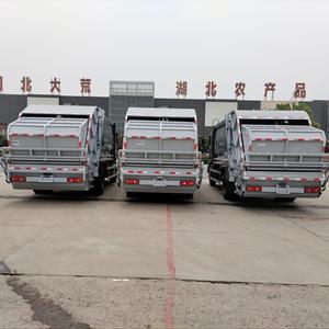 Đen Xe tải rác nhiên liệu diesel chất thải máy nén phía sau tải công suất cao rác vận chuyển xe - Product Image 4