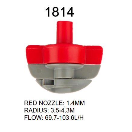 Red,1.4mm nozzle
