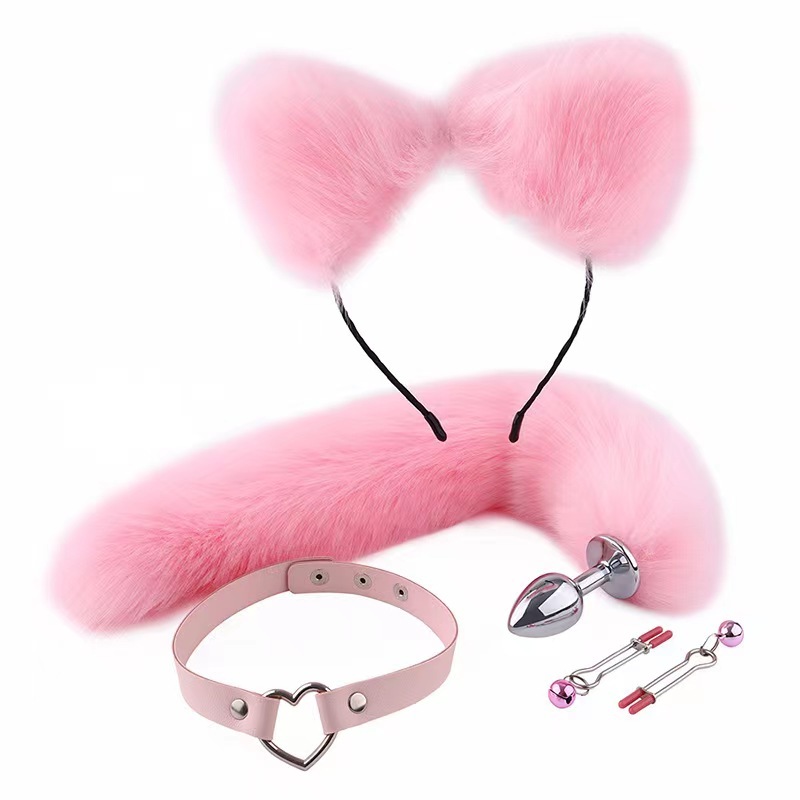 7. Costume rose 4 pièces