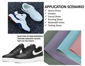 מותאם אישית pu צבע מותאם אישית נעלי מזדמנים עם התנגדות שחיקה גרגר חלוק תכונה עור סינתטי לריצה - Product Image 6