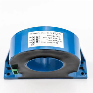 0-1000A DC AC Hall transmisor de corriente sensor de corriente CA abierto salida 4-20mA 485 transformador de corriente apertura personalizable - Product Image 3