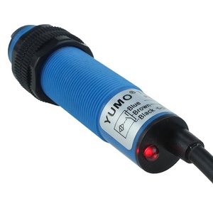 G18-3B30NA tres línea DC NPN NO salida de sensor fotoeléctrico interruptor con reflector