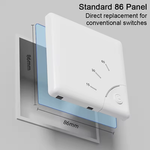 OEM 60min 120 min 6 Stunden Countdown-Timer-Schalter Smart Lighting Home Druckknopf schalter mit 16A max. Current - Product Image 2