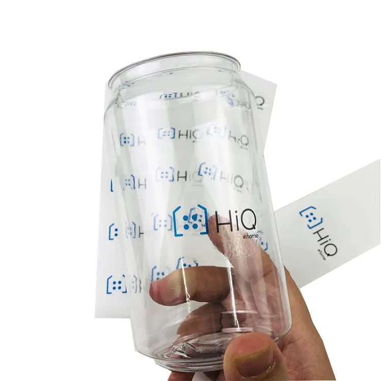 Factory Custom Transparent Klar Etiketten, Brief logo Text Selbst Adhesive aufkleber