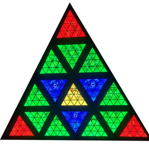 16*30W <strong>Led</strong> Retro Triangle Background Light <strong>Led</strong> Full Color Matrix Light for Bar Disco Dj Stage - Product Image 5